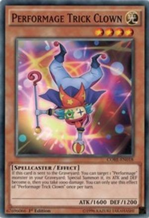 Performage Trick Clown (CORE-EN018) - Clash of Rebellions 1st Edition
