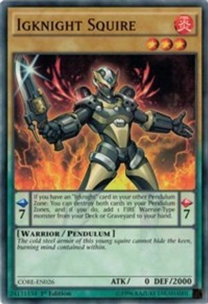 Igknight Squire (CORE-EN026) - Clash of Rebellions Unlimited