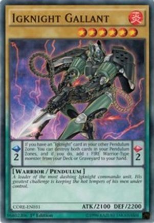 Igknight Gallant (CORE-EN031) - Clash of Rebellions 1st Edition