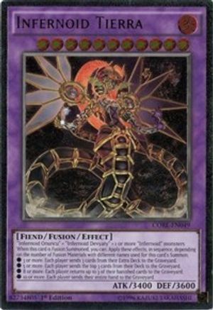 Infernoid Tierra (UTR) (CORE-EN049) - Clash of Rebellions 1st Edition