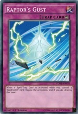 Raptor's Gust (CORE-EN070) - Clash of Rebellions 1st Edition