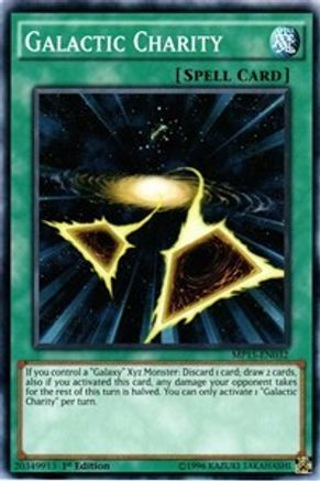 Galactic Charity (MP15-EN032) - 2015 Mega-Tins Mega Pack 1st Edition