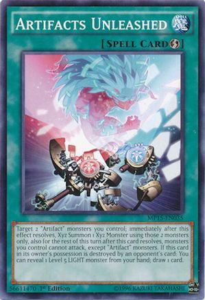 Artifacts Unleashed (MP15-EN035) - 2015 Mega-Tins Mega Pack 1st Edition