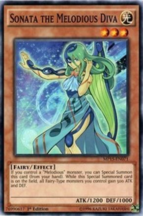 Sonata the Melodious Diva (MP15-EN071) - 2015 Mega-Tins Mega Pack 1st Edition