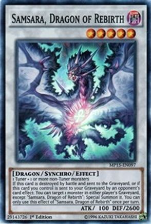Samsara, Dragon of Rebirth (MP15-EN097) - 2015 Mega-Tins Mega Pack 1st Edition