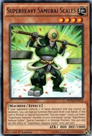 Superheavy Samurai Scales (MP15-EN133) - 2015 Mega-Tins Mega Pack 1st Edition