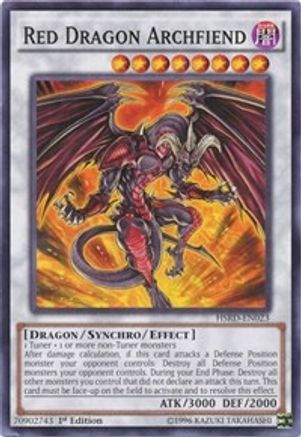 Red Dragon Archfiend (HSRD-EN023) - High-Speed Riders 1st Edition