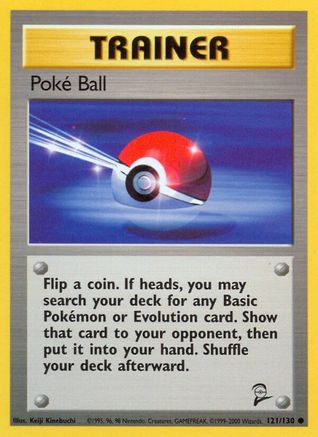 Poke Ball 121/130  Base Set 2 - Common