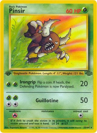 Pinsir (25) 025/64  - Unlimited Jungle - Rare