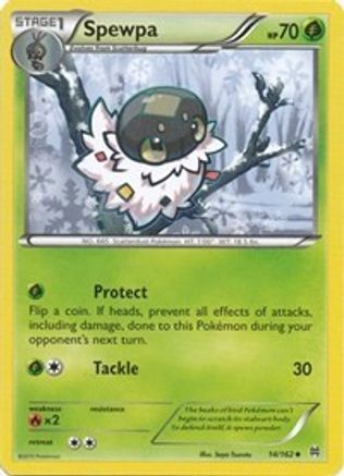 Spewpa 014/162  XY  BREAKthrough - Uncommon