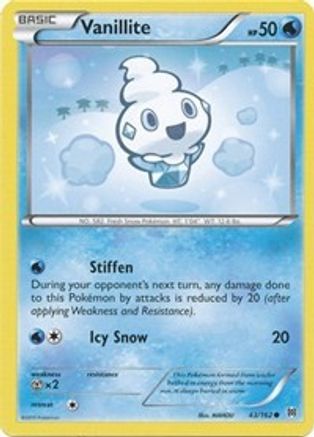 Vanillite 043  XY  BREAKthrough - Common