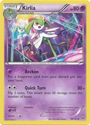 Kirlia 069/162  - Reverse Holofoil XY  BREAKthrough - Uncommon