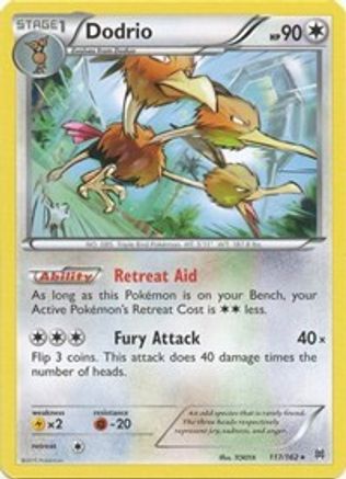 Dodrio 117/162  XY  BREAKthrough - Rare
