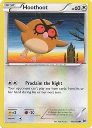 Hoothoot 119/162  XY  BREAKthrough - Common