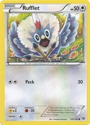Rufflet 129/162  XY  BREAKthrough - Common