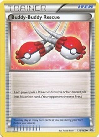 Buddy-Buddy Rescue 135/162  - Reverse Holofoil XY  BREAKthrough - Uncommon
