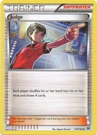 Judge 143/162  XY  BREAKthrough - Uncommon