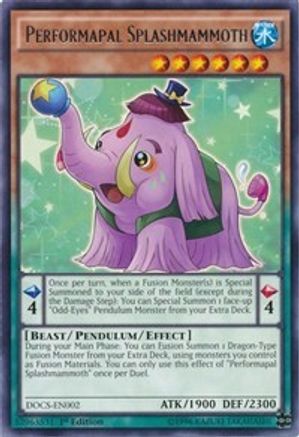 Performapal Splashmammoth (DOCS-EN002) - Dimension of Chaos 1st Edition