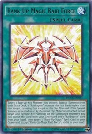 Rank-Up-Magic Raid Force (DOCS-EN054) - Dimension of Chaos 1st Edition