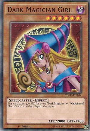 Dark Magician Girl (A) (YGLD-ENA04) - King of Games: Yugi's Legendary Decks 1st Edition