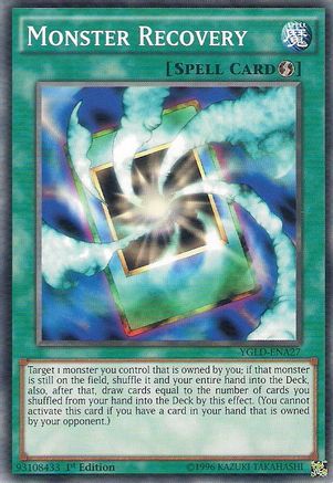 Monster Recovery (A) (YGLD-ENA27) - King of Games: Yugi's Legendary Decks Unlimited