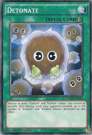 Detonate (YGLD-ENA33) - King of Games: Yugi's Legendary Decks Unlimited
