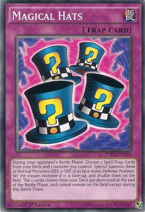 Magical Hats (A) (YGLD-ENA38) - King of Games: Yugi's Legendary Decks 1st Edition