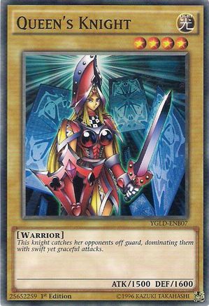 Queen's Knight (B) (YGLD-ENB07) - King of Games: Yugi's Legendary Decks Unlimited