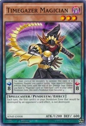 Timegazer Magician (SDMP-EN008) - Structure Deck: Master of Pendulum 1st Edition