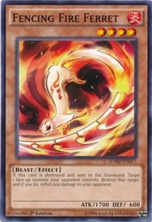 Fencing Fire Ferret (SDMP-EN017) - Structure Deck: Master of Pendulum 1st Edition