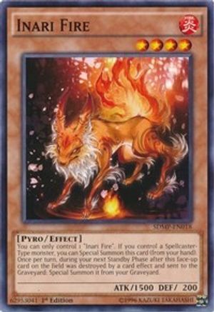 Inari Fire (SDMP-EN018) - Structure Deck: Master of Pendulum 1st Edition