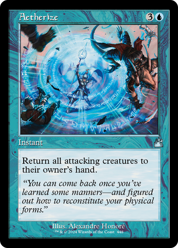 Aetherize (RVR-448) - Ravnica Remastered Foil