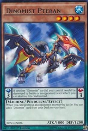 Dinomist Pteran (BOSH-EN026) - Breakers of Shadow 1st Edition