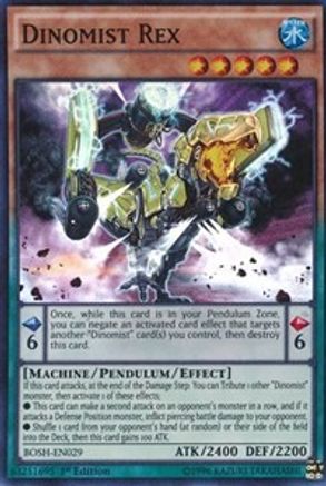 Dinomist Rex (BOSH-EN029) - Breakers of Shadow 1st Edition