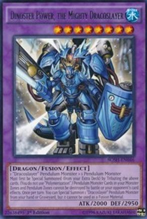 Dinoster Power, the Mighty Dracoslayer (BOSH-EN046) - Breakers of Shadow Unlimited