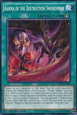 Karma of the Destruction Swordsman (BOSH-EN060) - Breakers of Shadow 1st Edition
