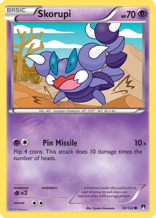 Skorupi 053/122  XY  BREAKpoint - Common
