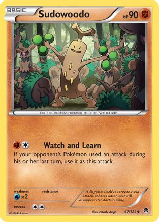 Sudowoodo 067/122  XY  BREAKpoint - Uncommon