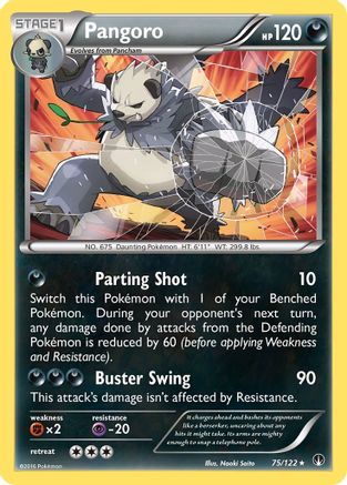 Pangoro 075  XY  BREAKpoint - Rare