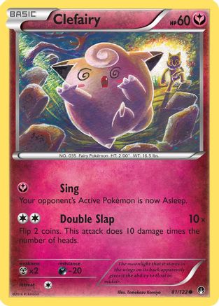Clefairy 081/122  XY  BREAKpoint - Common