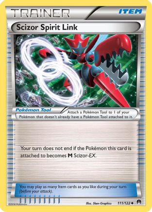 Scizor Spirit Link 111/122  XY  BREAKpoint - Uncommon
