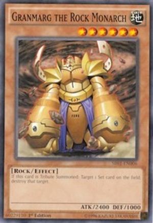 Granmarg the Rock Monarch (SR01-EN006) - Structure Deck: Emperor of Darkness 1st Edition