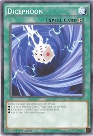 Dicephoon (SR01-EN032) - Structure Deck: Emperor of Darkness 1st Edition