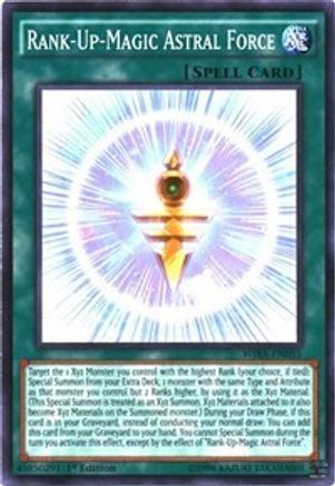 Rank-Up-Magic Astral Force (WIRA-EN055) - Wing Raiders 1st Edition