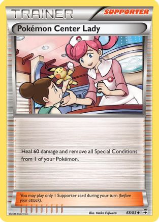 Pokemon Center Lady 068/83  Generations - Uncommon