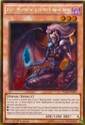 Alich, Malebranche of the Burning Abyss (PGL3-EN047) - Premium Gold: Infinite Gold 1st Edition