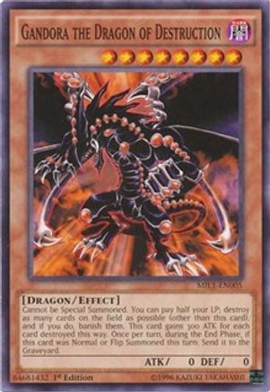 Gandora the Dragon of Destruction (MIL1-EN005) - Millennium Pack 1st Edition