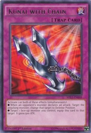 Kunai with Chain (MIL1-EN048) - Millennium Pack 1st Edition