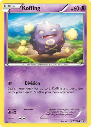Koffing 027/124  XY  Fates Collide - Common