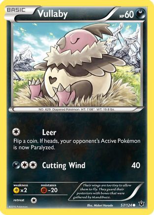 Vullaby 057/124  XY  Fates Collide - Common